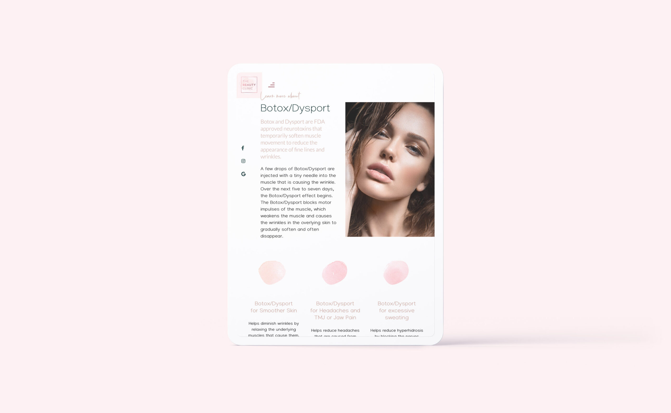 The Beauty Clinic Web Design by Inga Brel EYEBRANDIT-9